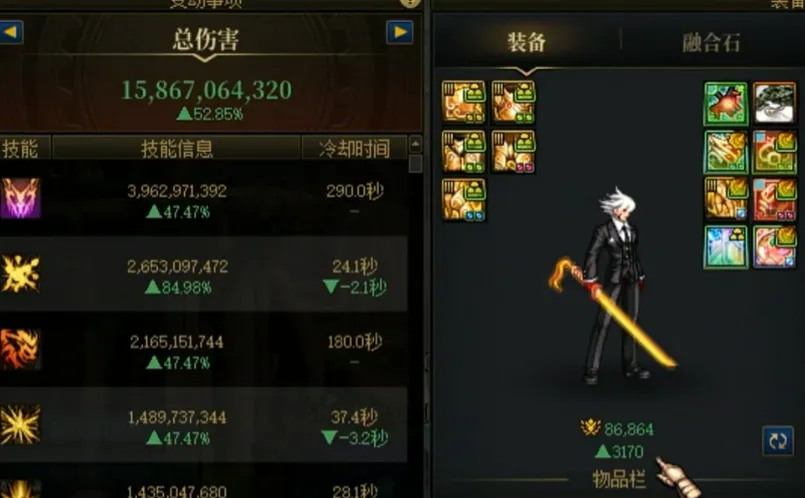 DNF人造神完美模板出炉，旭旭宝宝黄金乡+6件太初突破158亿！